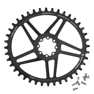 Wolf Tooth Components | Oval Direct Mount Chainring For Sram 8-Bolt 44T | Aluminum