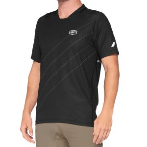 100% Celium Jersey (Dark Grey/Black) (L)