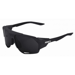 100% | Norvik Sunglasses Men's In Matte Black/grey Peakpolar Lens | Rubber