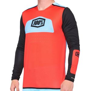 100% R-Core X Jersey Fluo (Red) (M)