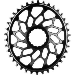 Absolute Black Easton Direct Mount CX Oval Chainring (Black) (1x) (3mm Offset/Boost) (Single) (38T)