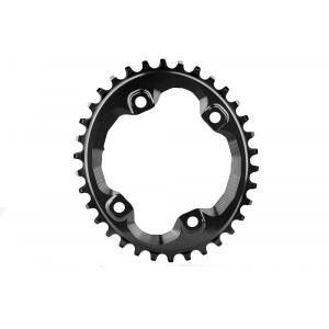 Absoluteblack | Xt Asym Oval Chainring | Black | 34 Tooth, 4 X 96Mm