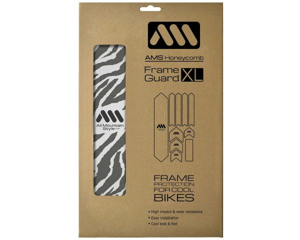 All Mountain Style Honeycomb Frame Guard Extra (Grey) (Zebra)