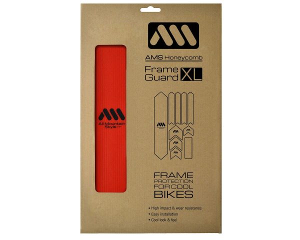 All Mountain Style Honeycomb Frame Guard Extra (Red/Black)