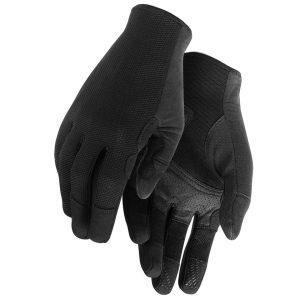 Assos Trail Long Finger Gloves (Black Series) (XL)