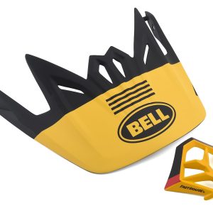 Bell Full-9 Replacement Visor Combo (Matte Yellow/Black)