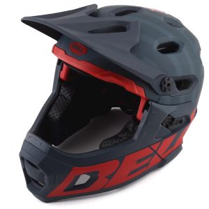 Bell Super DH Spherical MIPS Helmet (Matte Blue/Crimson) (M)