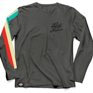 Bell Vintage Moto Long Sleeve T-Shirt (Grey) (S)