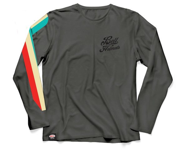 Bell Vintage Moto Long Sleeve T-Shirt (Grey) (S)