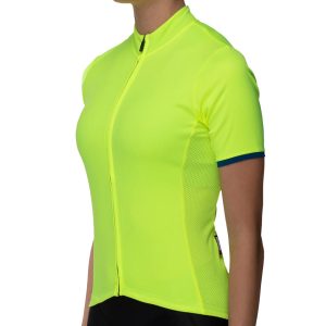 Bellwether Women's Criterium Jersey (Hi-Vis/Black) (XS)