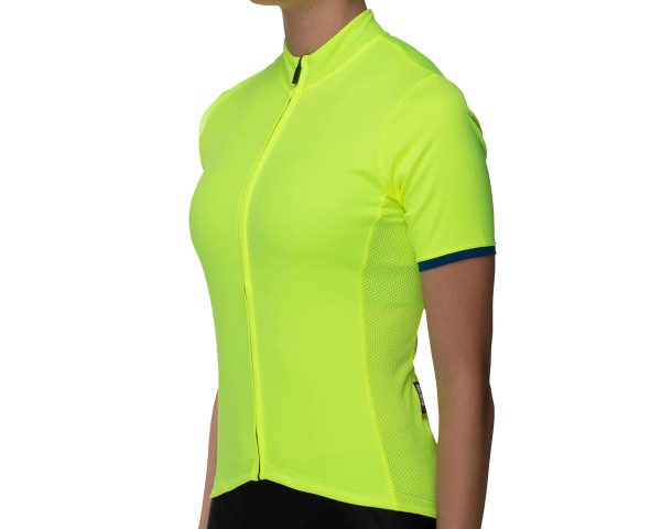 Bellwether Women's Criterium Jersey (Hi-Vis/Black) (XS)