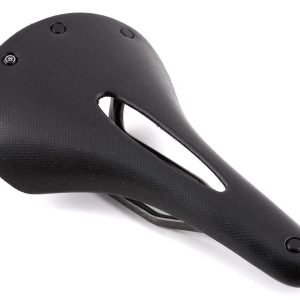 Brooks C13 Cambium Carved Saddle (Black) (Carbon Rails) (158mm)