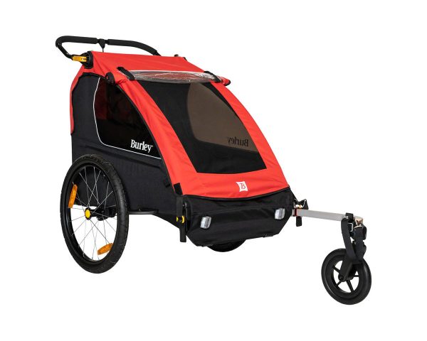 Burley Honey Bee Bike Trailer & Stroller (Red)