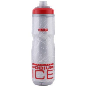 Camelbak Podium Ice Insulated Water Bottle (Fiery Red/White) (21oz)