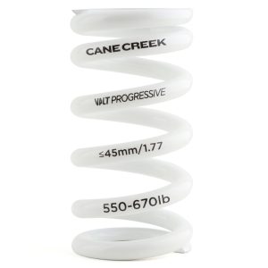 Cane Creek Valt Progressive Coil Spring (White) (550 - 670lbs) (45mm)