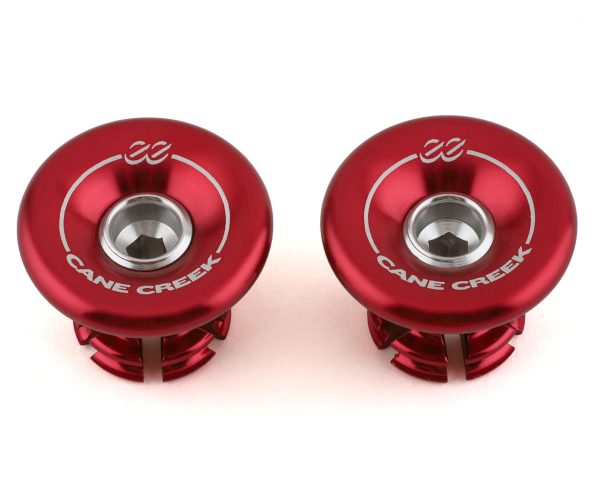 Cane Creek eeBarKeep Bar End Plugs (Red) (Pair)