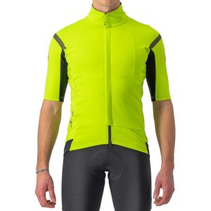 Castelli Gabba RoS 2 Short Sleeve Cycling Jersey - AW22 - Electric Lime / Dark Grey / Small