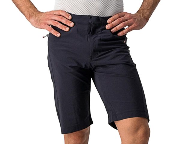 Castelli Men's Unlimited Baggy Short (Black) (L) (No Liner)