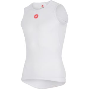 Castelli Pro Issue Sleeveless Cycling Base Layer - SS23 - White / XSmall