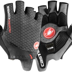 Castelli Rosso Corsa Pro V Gloves (Dark Grey) (S)