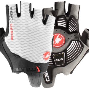 Castelli Rosso Corsa Pro V Gloves (White) (S)