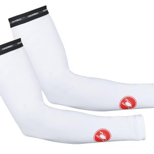 Castelli UPF 50+ Light Arm Sleeves (White) (L)