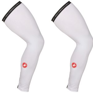 Castelli UPF 50+ Light Leg Sleeves (White) (L)