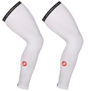 Castelli UPF 50+ Light Leg Sleeves (White) (M)