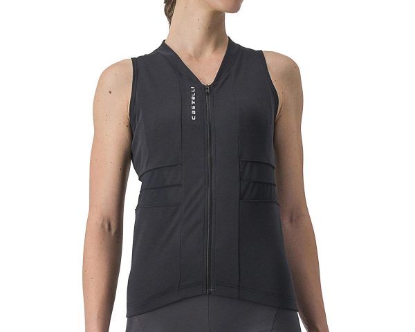 Castelli Women's Anima 4 Sleeveless Jersey (Light Black/Ivory) (M)