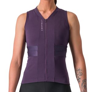 Castelli Women's Anima 4 Sleeveless Jersey (Night Shade/Purple Mist) (S)