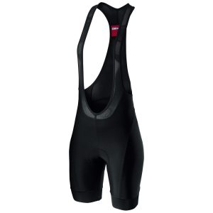 Castelli Women's Prima Bib Shorts (Black/Black) (L)