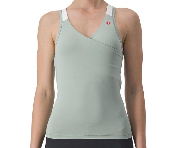 Castelli Women's Solaris Sleeveless Top (Defender Green/Ivory) (S)