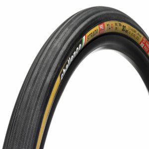Challenge Strada Pro Handmade Tubeless Ready Road Tyre - Black / Tan / 700c / 30mm / Folding / Clincher