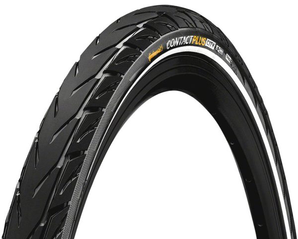 Continental Contact Plus City Tire (Black/Reflex) (26") (1.75") (Wire Bead) (SafetyPlus Breaker) (E5