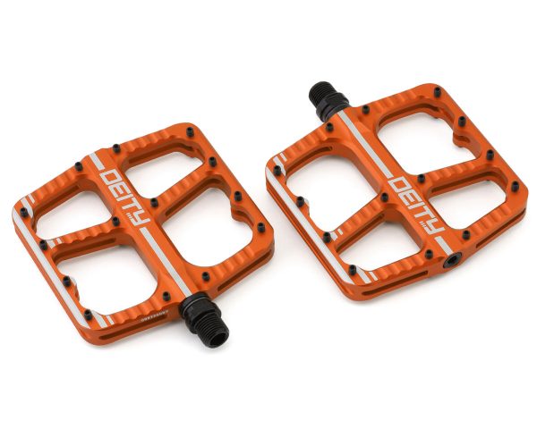 Deity Flat Trak Pedals (Orange)