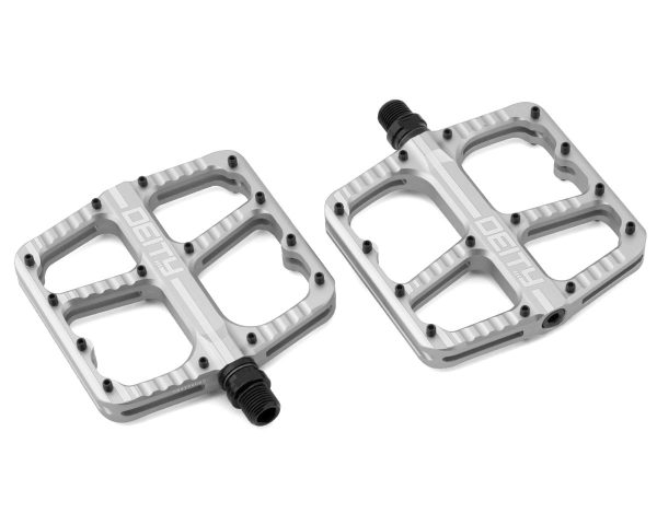 Deity Flat Trak Pedals (Silver)