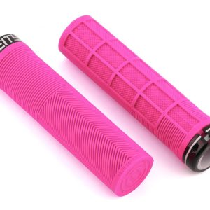 Deity Knuckleduster Lock-On Grips (Pink) (132mm)