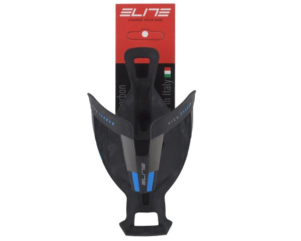 Elite Vico Carbon Water Bottle Cage (Matte Black/Blue)