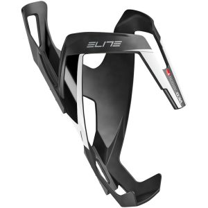 Elite Vico Carbon Water Bottle Cage (Matte Black/White)