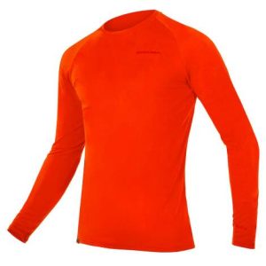 Endura BaaBaa Blend Long Sleeve Base Layer - Paprika / Small