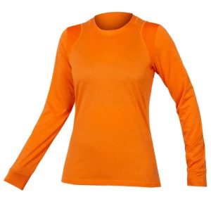 Endura SingleTrack Women's Long Sleeve Cycling Jersey - Harvest / XSmall