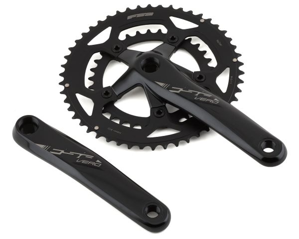 FSA Vero Compact Crankset (Black) (2 x 10/11 Speed) (172.5mm) (50/34T)