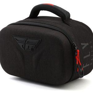 Fly Racing Dual Goggle Case (Black) (2 Slots + Lens Storage)