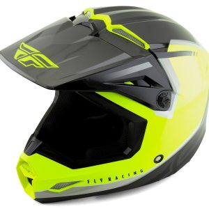 Fly Racing Kinetic Vision Full Face Helmet (Hi-Vis/Black) (XL)