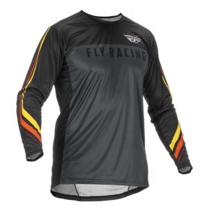 Fly Racing Lite S.E. Speeder Jersey (Metal/Red/Yellow) (2XL)