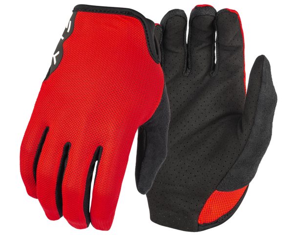 Fly Racing Mesh Long Finger Gloves (Red) (2XL)