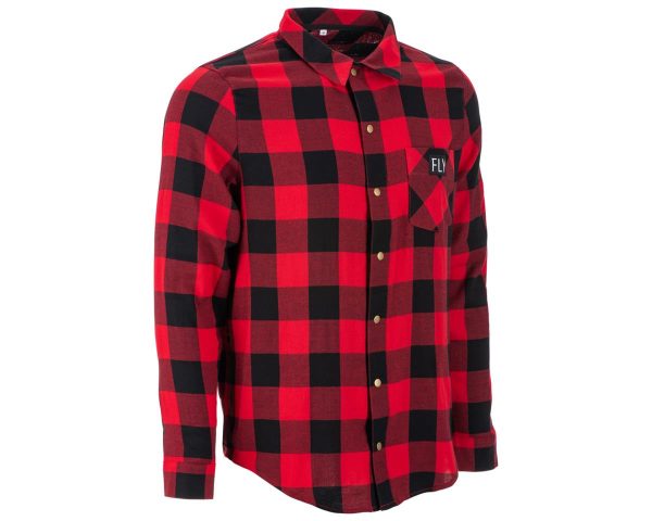 Fly Racing Tek Flannel (Red/Black) (2XL)