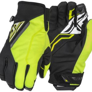 Fly Racing Title Winter Gloves (Black/Hi-Vis) (M)