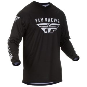 Fly Racing Universal Jersey (Black/White) (4XL)