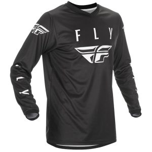 Fly Racing Universal Jersey (Black/White) (M)